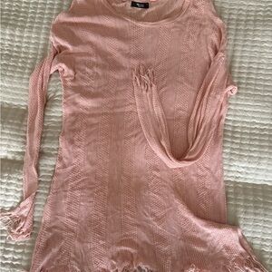 Michael Lauren Light Pink Knit Tunic